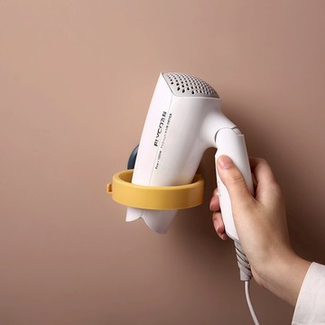 免打孔吹風機架家用浴室衛生間壁掛電吹風浴室置物收納架風筒架子