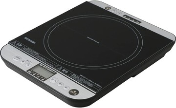 【日本代購】Iris Ohyama IH 液晶顯示 雙面操作 電磁爐 IHC-T61