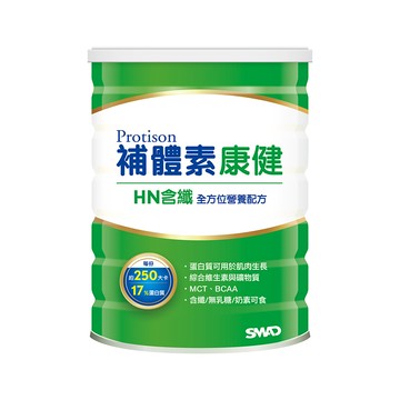 補體素 康健HN含纖 全方位營養配方 (粉狀) 800公克
