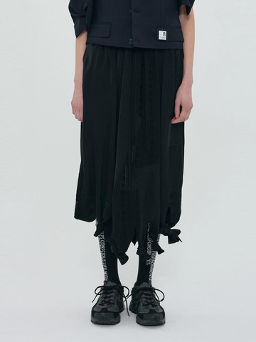 Hanging Tied Ribbon Skirt_R0KAS24209BKX
