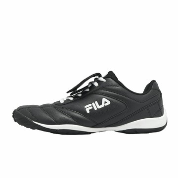Fila 休閒鞋 Calcio Uno 男鞋 黑 白 復古 世足 足球鞋 1C331A001