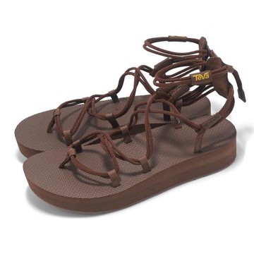 Teva 涼鞋 W Midform Infinity 女鞋 蘭姆紅 羅馬鞋 再生織帶 細繩 1127890RUM