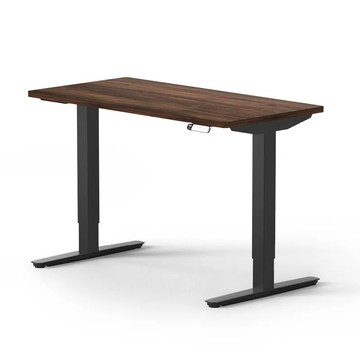 【耀偉】MOTTI Niko2 電動升降桌120 x 60 x 2.5cm (二節腳)_胡桃桌板+黑腳