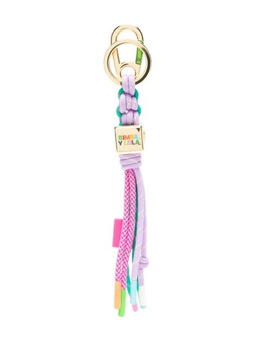 Bimba y Lola - multi-string keyring - women - Zinc/Polyester/Enamel/Silicone - One Size - Purple