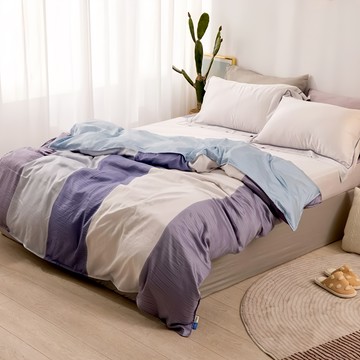 A-nice 雅妮詩 100%萊賽爾 tencel 天絲 4件組  床包 + 被套 + 枕套組  加大  愜意生活