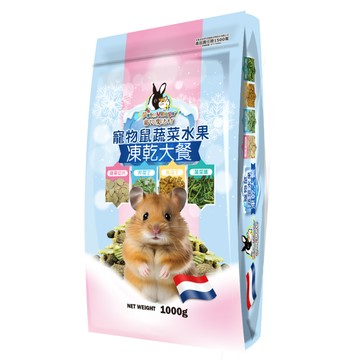 Pet Village 魔法村 寵物鼠蔬菜水果凍乾大餐 倉鼠/沙鼠適用  1kg  1包