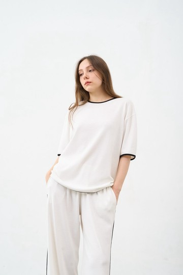 GROUND tee - 羅紋下襬