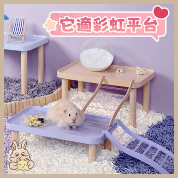 鼠兔星球 丨 新品上架 Tafit 它適 彩虹平台 造景平台 倉鼠平台 壓克力平台