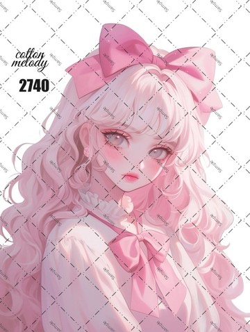 original sticker no.2740 人物貼紙 原創貼紙 原創人物貼紙 裝飾貼紙 cotton melody