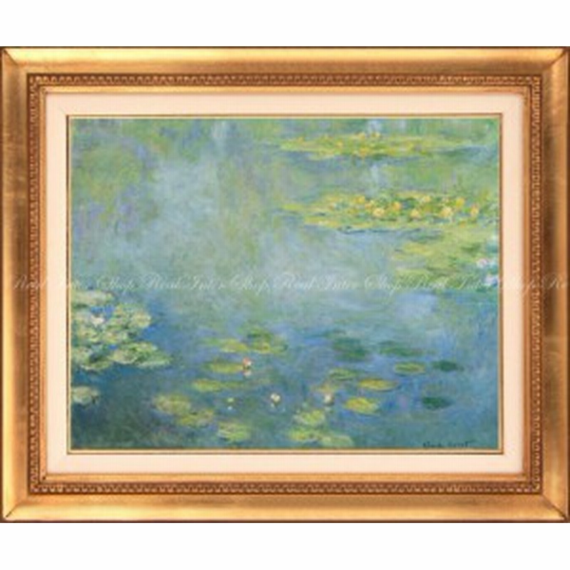 絵画風 壁紙ポスター クロード モネ 睡蓮 1906年 Water Lilies 大原美術館 額縁印刷 K Mon 013sgh2 594mm 497mm 通販 Lineポイント最大1 0 Get Lineショッピング