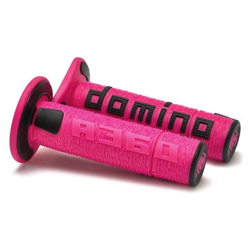 domino 機車握把套 A360 越野雙色握把套-黑底灰字