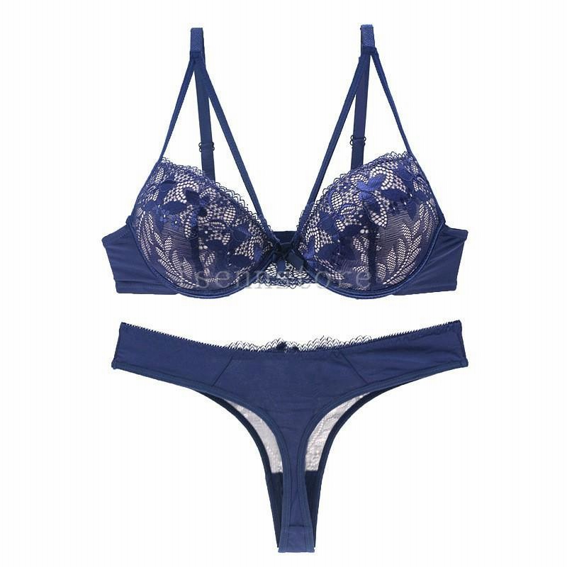 ショーツセット レディース ブラジャー 脇高ブラ 花柄刺繍 レース 誘惑 美胸 3/4カップ プチプラ ブラセット セクシー インナー ワイヤー付き 女性用下着