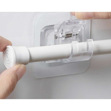 [沐沐屋]窗簾桿 免打孔 門簾桿伸縮桿固定座器 門簾桿支架