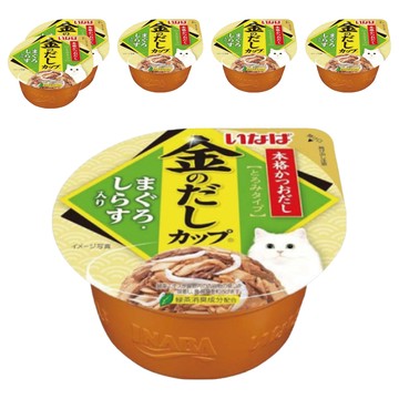 INABA CIAO 金湯杯 貓用湯罐  70g  6個  IMC-134 鮪魚 + 吻仔魚