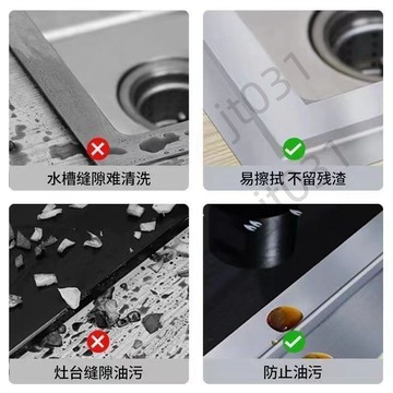 【臺灣上新】 耐高溫鋁箔廚房竈臺防油美縫防黴封邊條水槽水池子防水縫隙貼條 熱銷