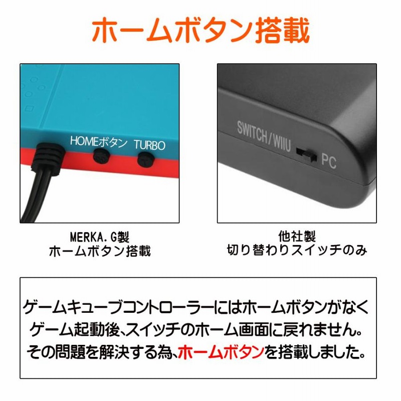 ニンテンドースイッチ ゲームキューブコントローラー接続タップ