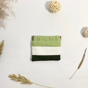 客製化選布-手作經典抹茶零錢包 小包 生日禮物 送禮