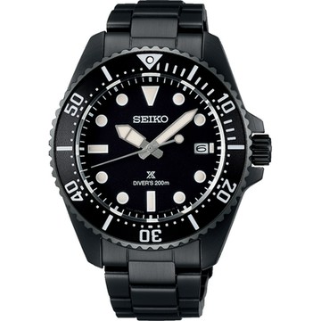 SEIKO精工 PROSPEX 可樂圈 太陽能200米潛水手錶 V157-00A0SD 禮物