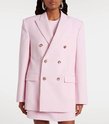 Wardrobe.NYC Double-breasted virgin wool blazer