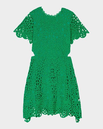 Rozimalo Crochet Mini Dress