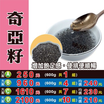 【奇亞籽】✔膳食纖維▪Omega-3▪百搭解饞▪增加飽足感▪奇亞子▪歐鼠尾草種子║相關產品：人蔘鬚茶 枸杞子 紅棗乾 黃金椰棗 蓮子 台灣苗栗銅鑼菊花 紅皮 檸檬草#M2070