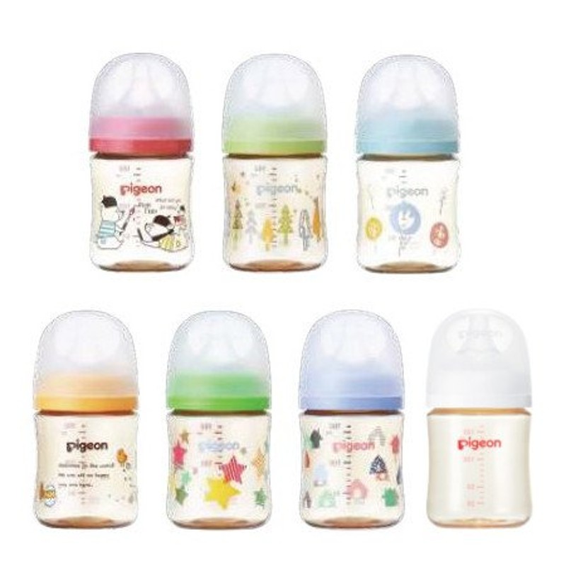 ピジョン 母乳実感 哺乳びん プラスチック製【2022年2月発売商品】160ml 1個  Bird/Star/House/Bear/Tree/Flower 乳首 SSサイズ 哺乳瓶 PIGEON B倉庫 通販  LINEポイント最大0.5%GET | LINEショッピング