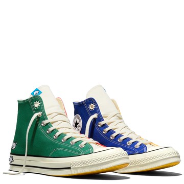 CONVERSE CHUCK 70 HI EGRET/YELLOW/GREEN 中性/女-TWA21361C
