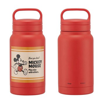 鍋具｜餐廚｜杯瓶｜烹飪   【日本 Skater 】 紅色 Mickey Mouse 米奇 350ml 保溫瓶 保溫水瓶