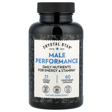 Crystal Star, 男士性能，60 粒素食膠囊