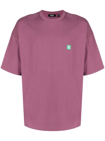 FIVE CM - mushroom-print cotton T-shirt - men - Cotton - S - Purple