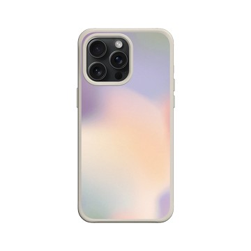 iPhone 15 Pro Max SolidX 貝殼灰 - 石紋與渲染 / Marble & Dreamy Gradient - 輕舞光暈