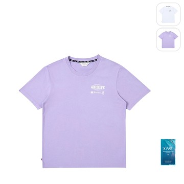 【FILA】男性 吸濕排汗 短袖圓領T恤-紫 1TEZ-1460-PL