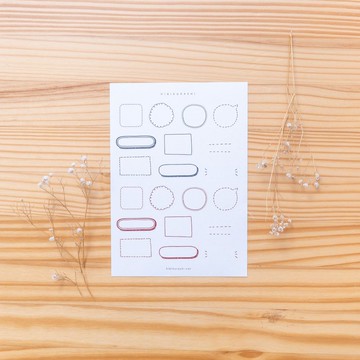 手作相本專用標籤貼紙-時光記憶