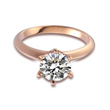 現貨+預購 玫瑰金戒指 銀飾-精美時尚鑽石精選母親節生日情人節禮物女飾品71am78【獨家進口】【米蘭精品】