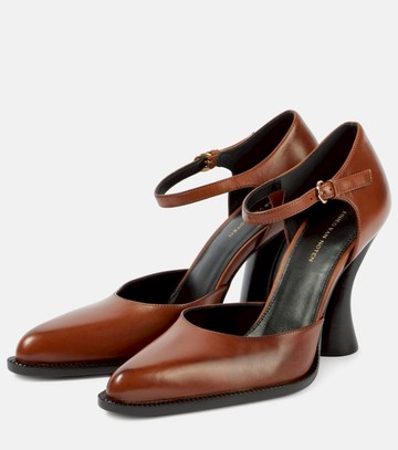 Dries Van Noten 95 leather Mary Jane pumps