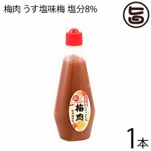 濱田 梅肉 うす塩味梅 (塩分8%) 340g×1本 梅肉ソース 梅肉チューブ クエン酸 リンゴ酸