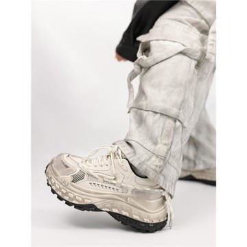 增高7cm復古老爹鞋女冉言2025春季新款厚底潮百搭透氣運動休閑鞋