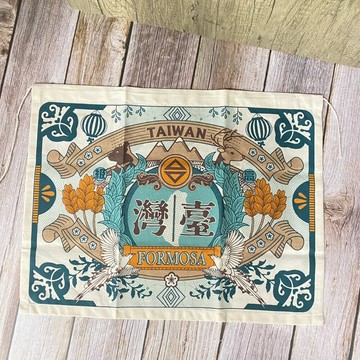 木子創意 網印布旗鐵盒組 台灣紀念品 復古 掛旗 送禮 TR鐵道故事館