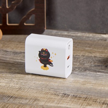 北港武德宮虎虎生風USB3.0+PD20W雙孔充電器