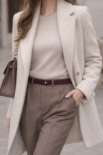 限量特價加購▶香妃絨可調節式霧感真皮腰帶_紫紅色【MON'S 流行服飾】