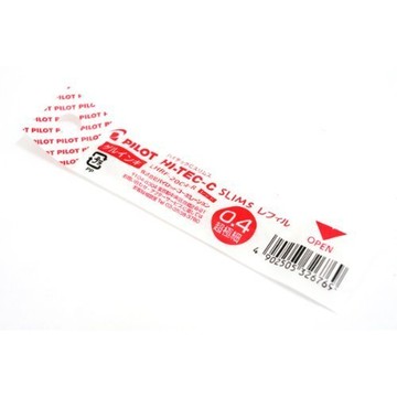 Pilot Hi-Tech C LH refill 0.4mm Red LHRF-20C4-R 10 present
