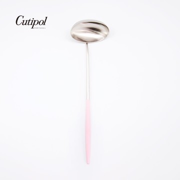 葡萄牙Cutipol GOA系列29cm大湯勺 (粉紅銀)