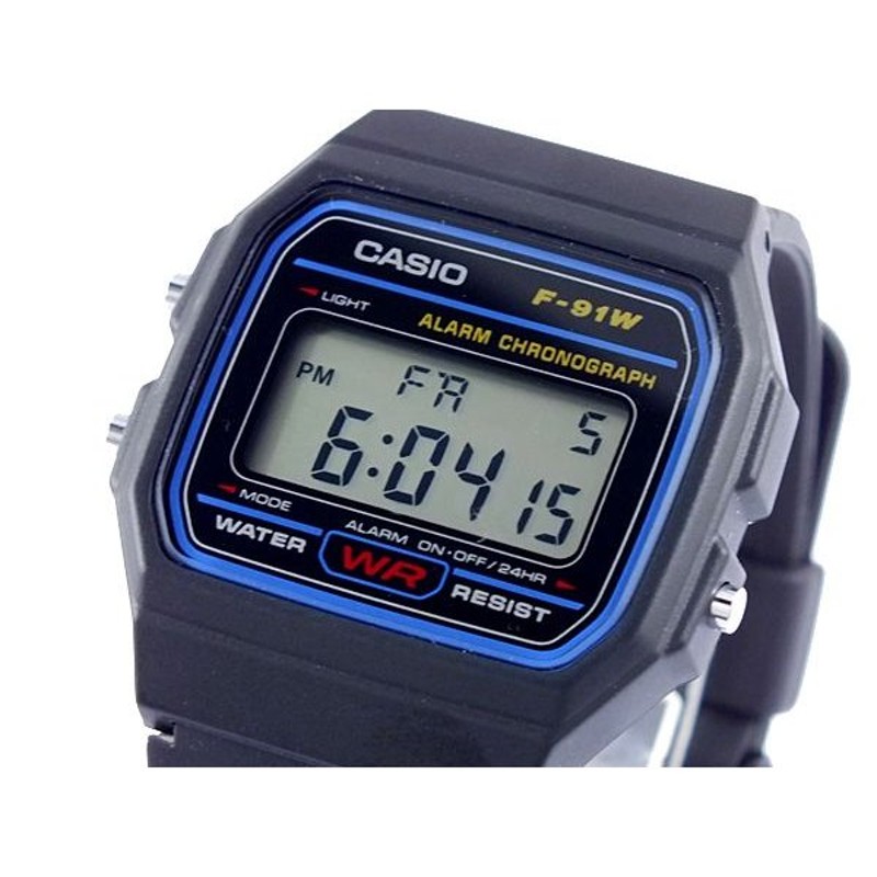 カシオ CASIO スタンダード デジタルクォーツ 腕時計 F-91W-1 | LINEショッピング