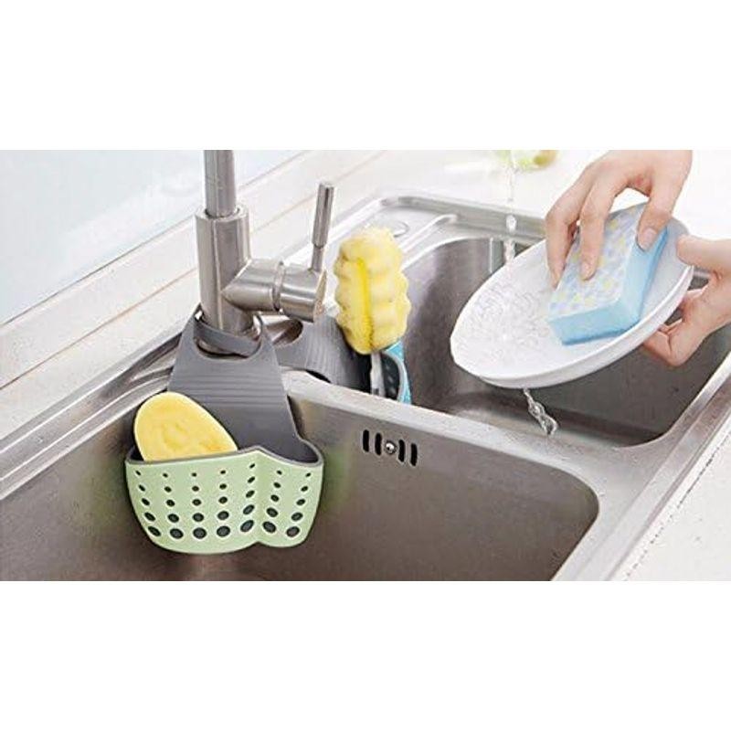 zmart キッチン シンク スポンジ ラック TPR新素材 ABS樹脂 Kitchen Sink Sponge Rack TPR Ne-