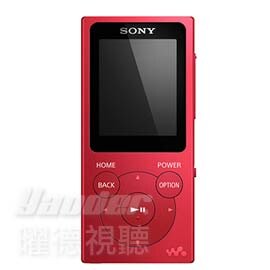 SONY NW-E394 紅色 8GB 數位隨身聽 震撼低音