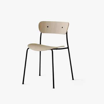 丹麥 &Tradition Pavilion AV1 餐椅 橡木 - 漆黑椅腳