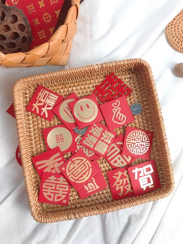 硬紙加厚超級小硬幣個性創意迷你可愛小號結婚一元兩元高檔小紅包