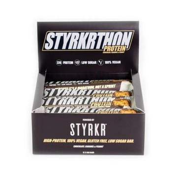 [STYRKR] STYRKRTHON 蛋白棒 - 可可杏仁焦糖 (65G/包) 12入組-可可杏仁焦糖