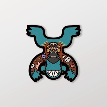 社會我最酷/Super_TW/車貼、軟磁 SunBrother孫氏兄弟 3M 反光貼紙 防水貼紙 車貼貼紙 軟性磁貼