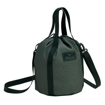 Mizuno 美津濃 [D3TMC50638] 水桶包 束口包 側背包 肩背 斜背 墨綠